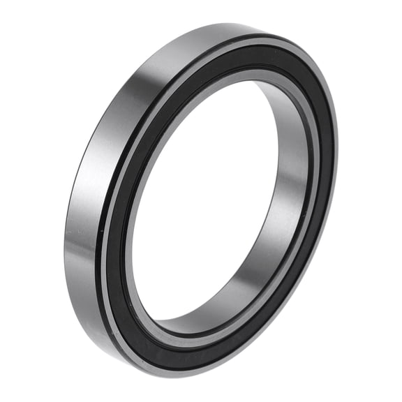 Unique Bargains 6919DDU Deep Groove Ball Bearings 95x130x18mm P5 Double Rubber Seal Lubricated Bearings 1 Pc Car Scooter Skateboard Wheel Universal Black Silver Tone
