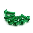 thumbnail image 1 of Unique Bargains 6PCS M6 x 20mm/0.79" Green Hexagon License Plates Fairing Bolts Screws for Motorcycle, 1 of 2