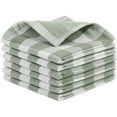 thumbnail image 1 of Unique Bargains 6Pcs 100% Cotton Buffalo Pattern Absorbent Dish Cloths Green, 1 of 8