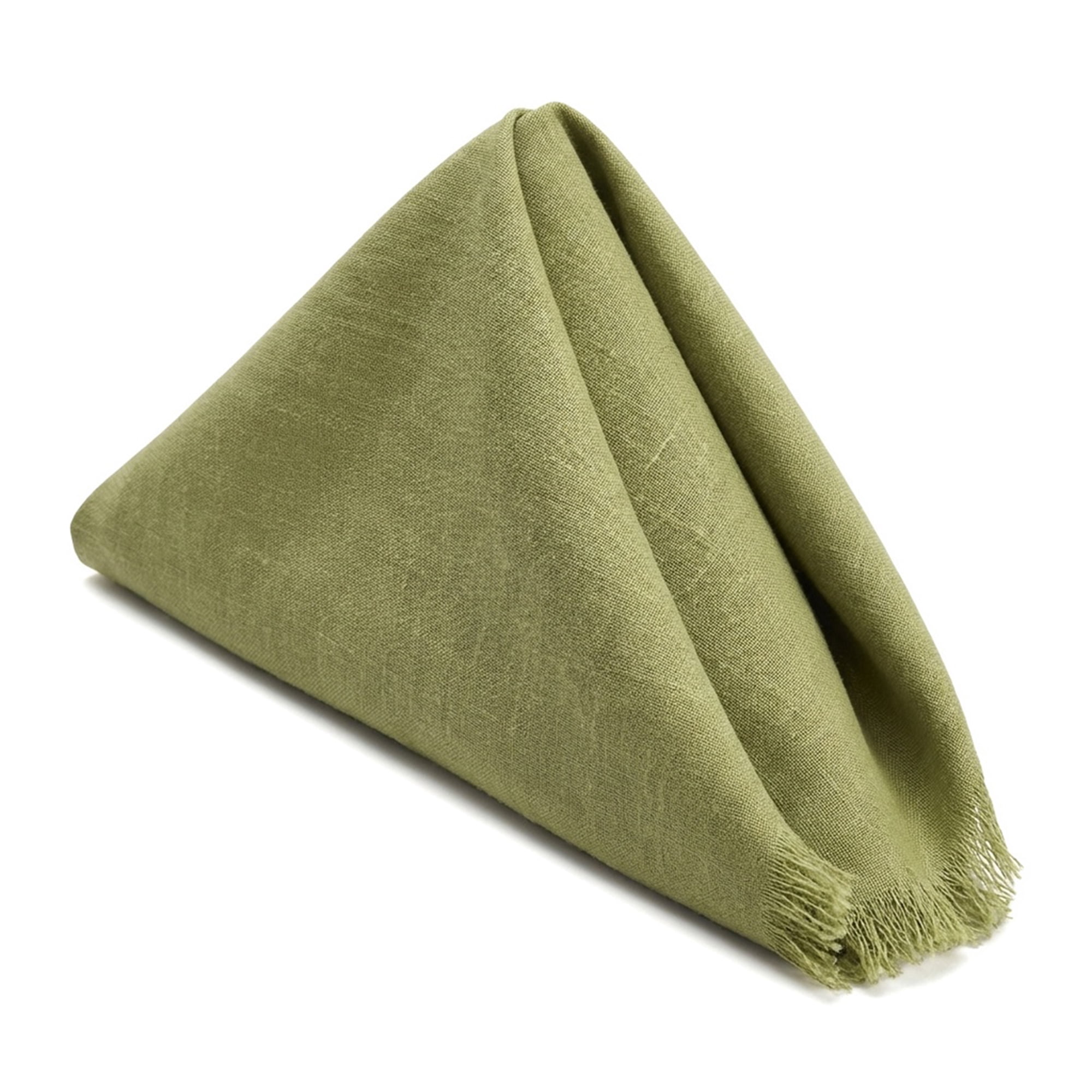 Unique Bargains 6Pcs Cotton Reusable Dinner Cloth Napkins Grass Green 18x18inch