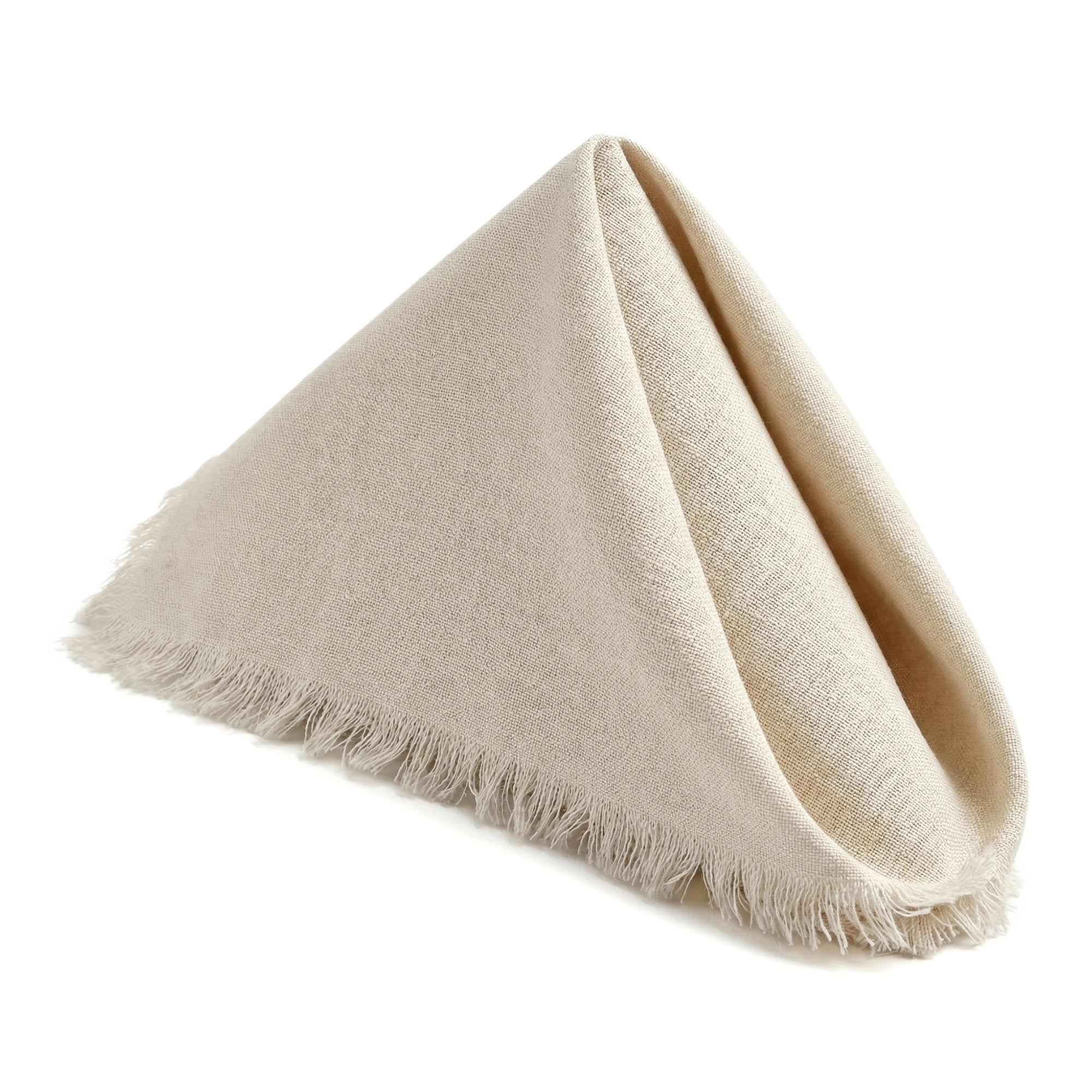 Unique Bargains 6Pcs Cotton Reusable Dinner Cloth Napkins Light Brown 18x18inch