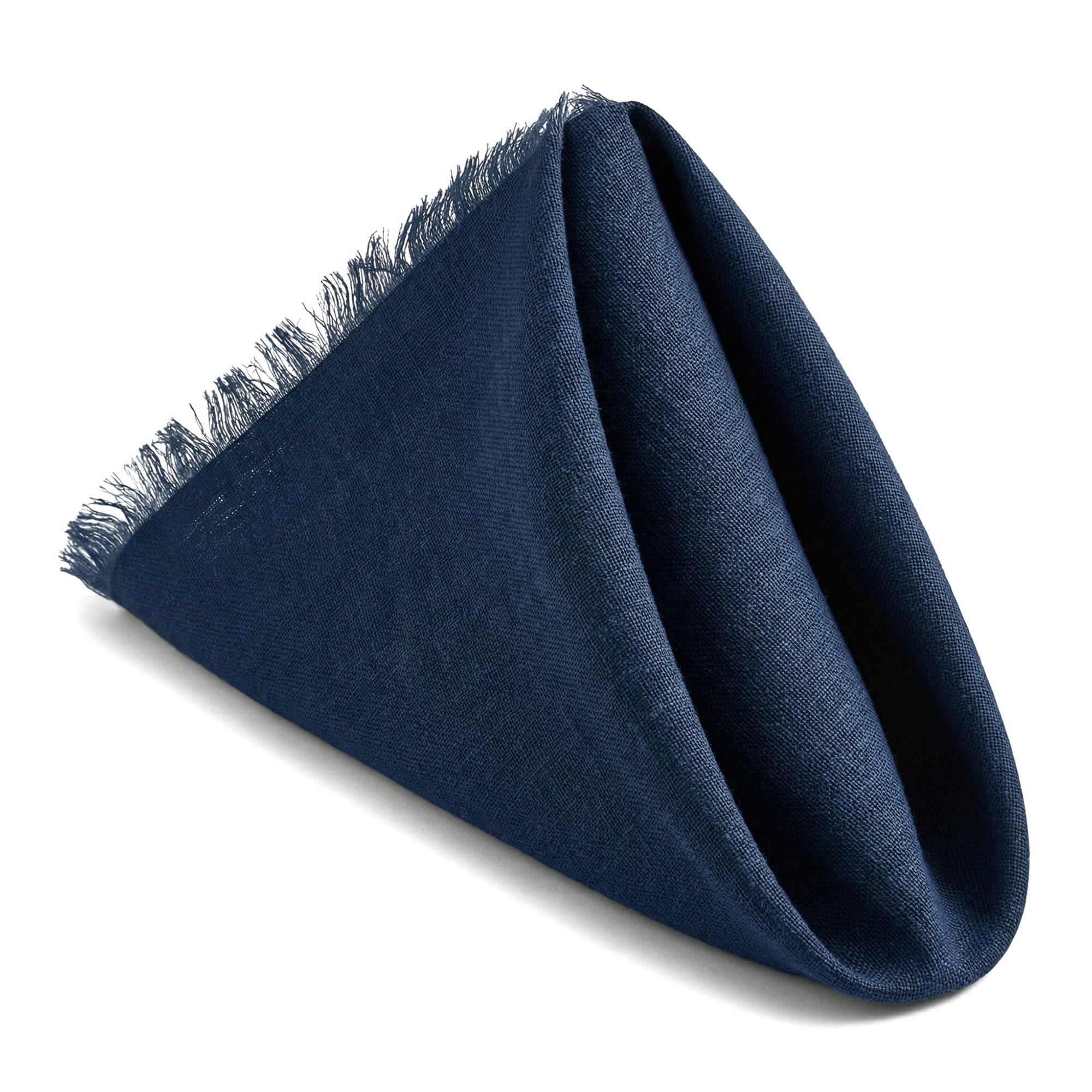 Unique Bargains 6Pcs Cotton Reusable Dinner Cloth Napkins Navy Blue 18x18inch