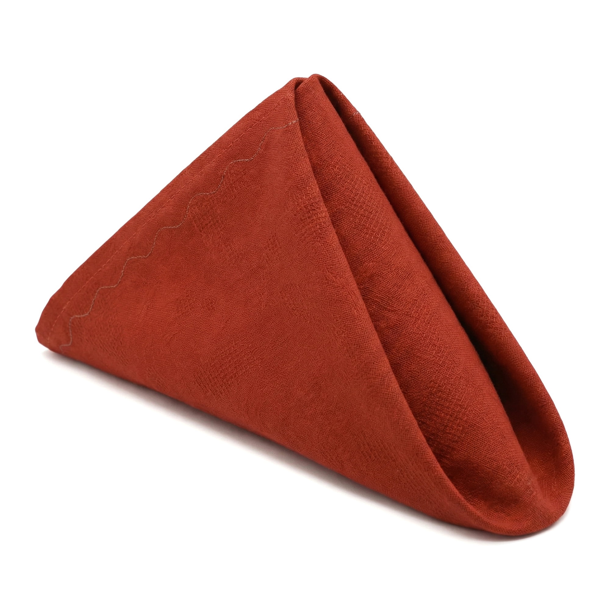 Unique Bargains 6Pcs Cotton Reusable Events Cloth Napkins Red 17x17inch