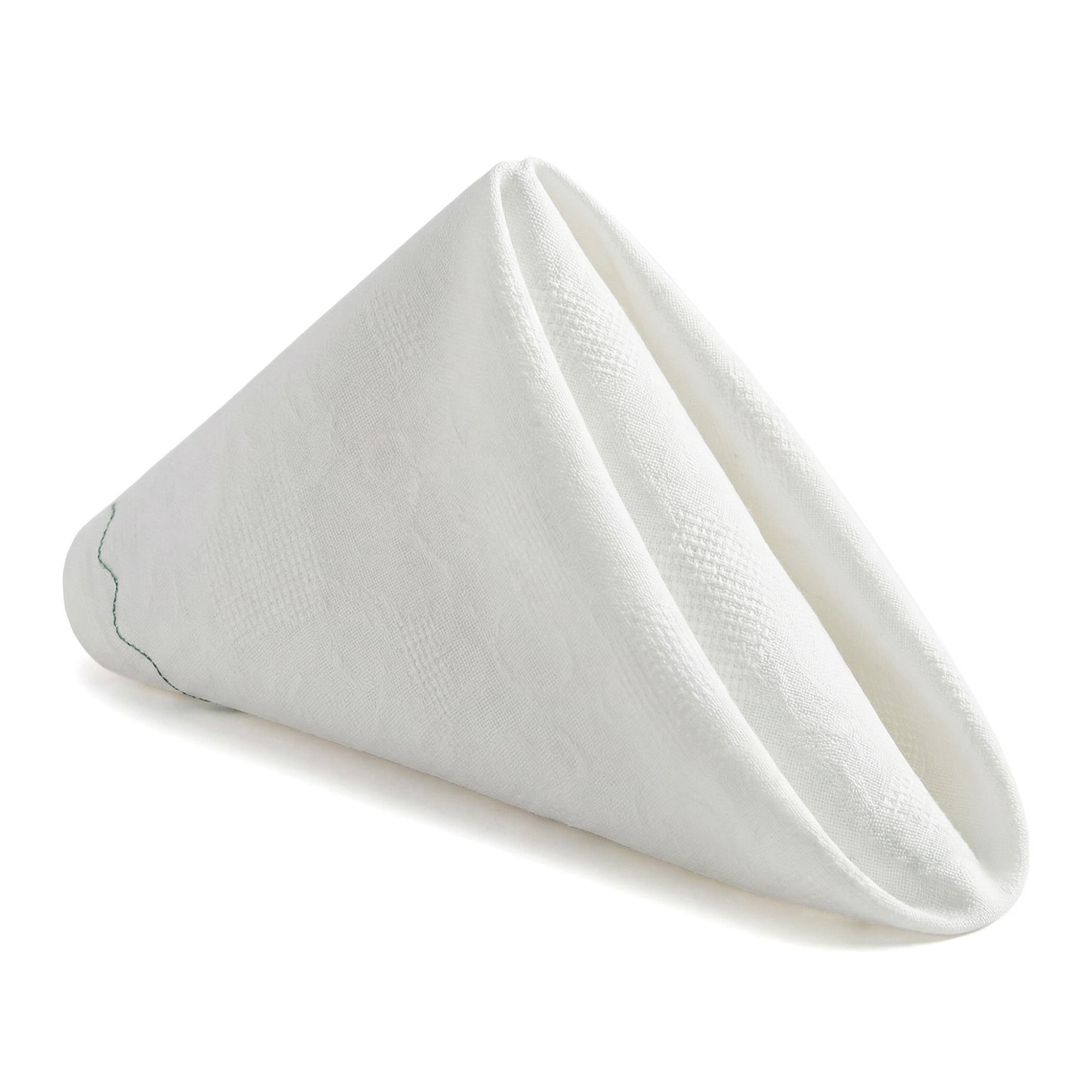 Unique Bargains 6Pcs Cotton Reusable Events Cloth Napkins White 17x17inch