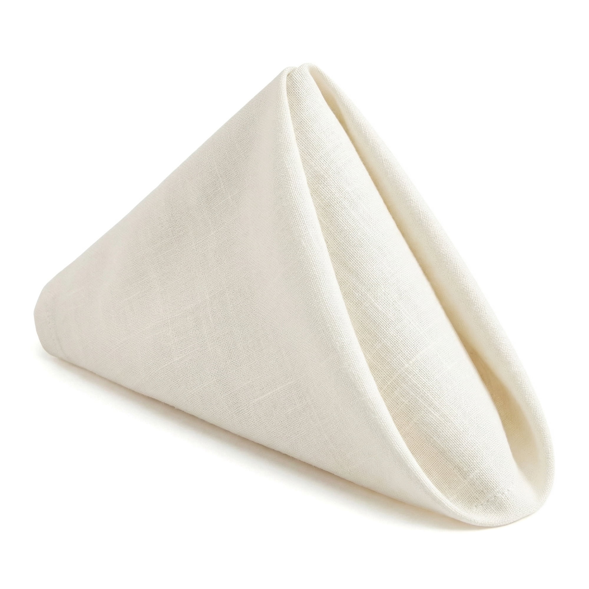 Unique Bargains 6Pcs Cotton Reusable Party Cloth Napkins Beige 18x18inch