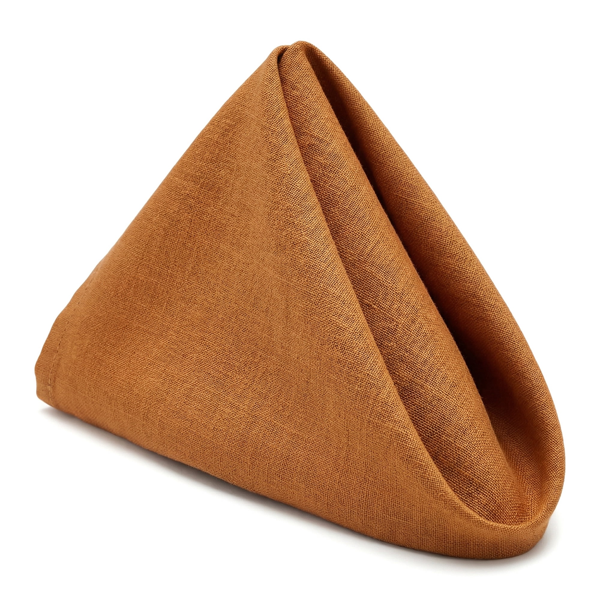Unique Bargains 6Pcs Cotton Reusable Party Cloth Napkins Caramel 18x18inch