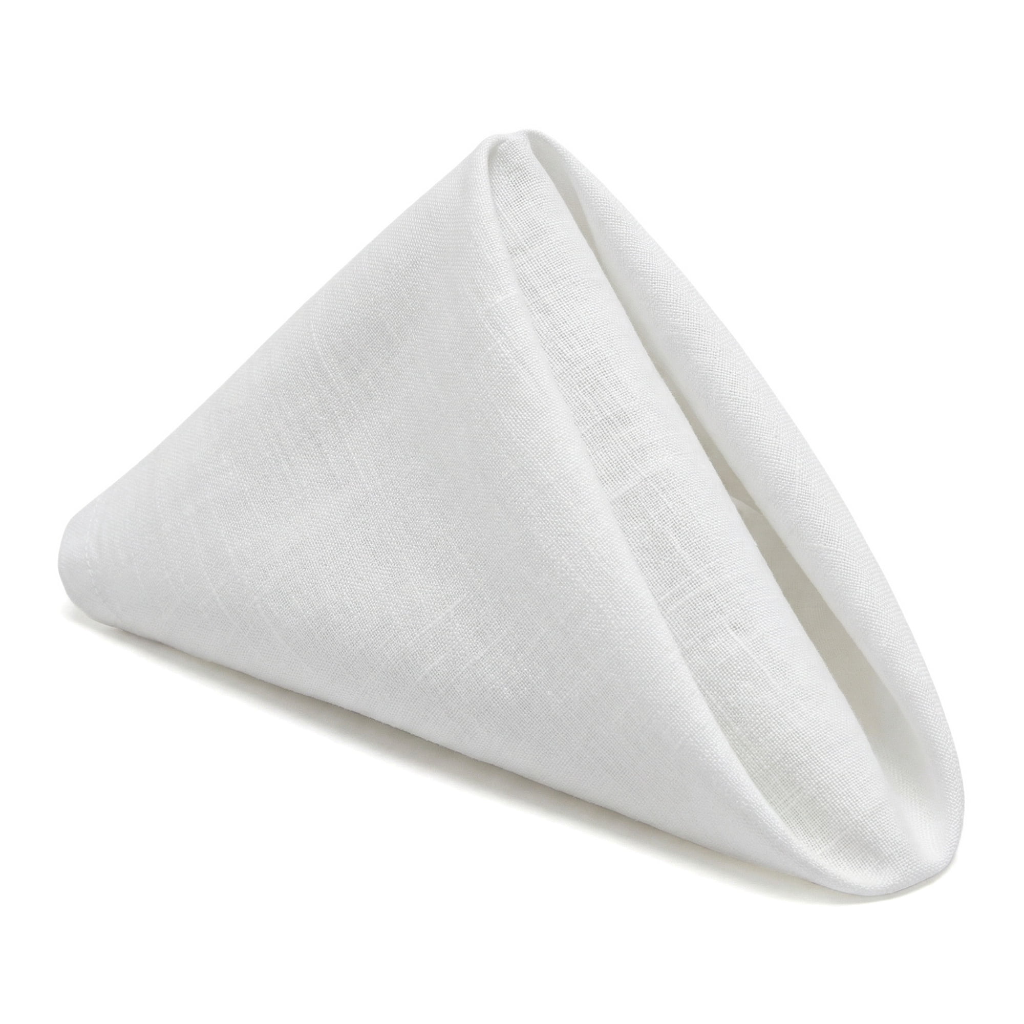 Unique Bargains 6Pcs Cotton Reusable Party Cloth Napkins White 18x18inch
