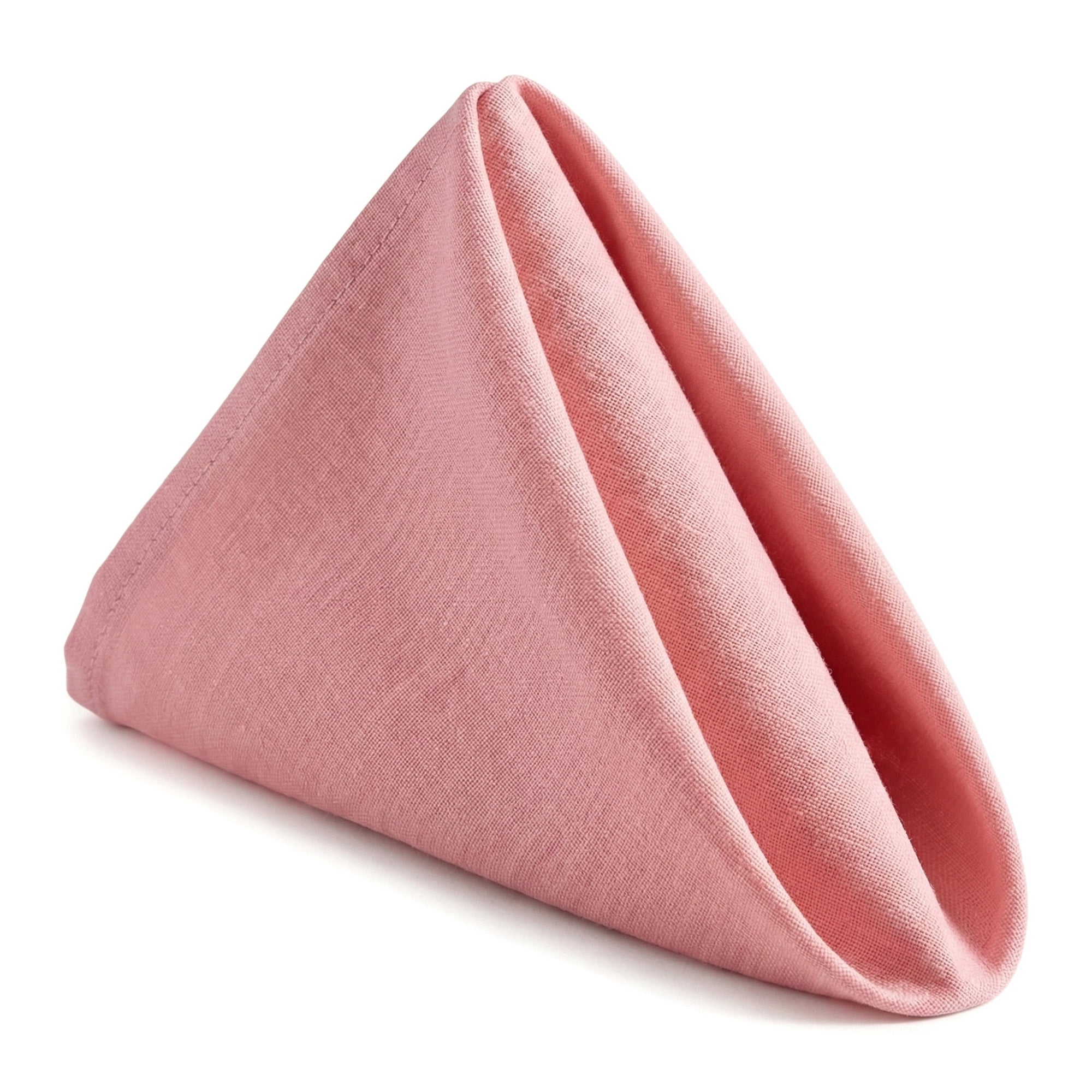 Unique Bargains 6Pcs Cotton Washable Cloth Napkins Pink 16x16inch