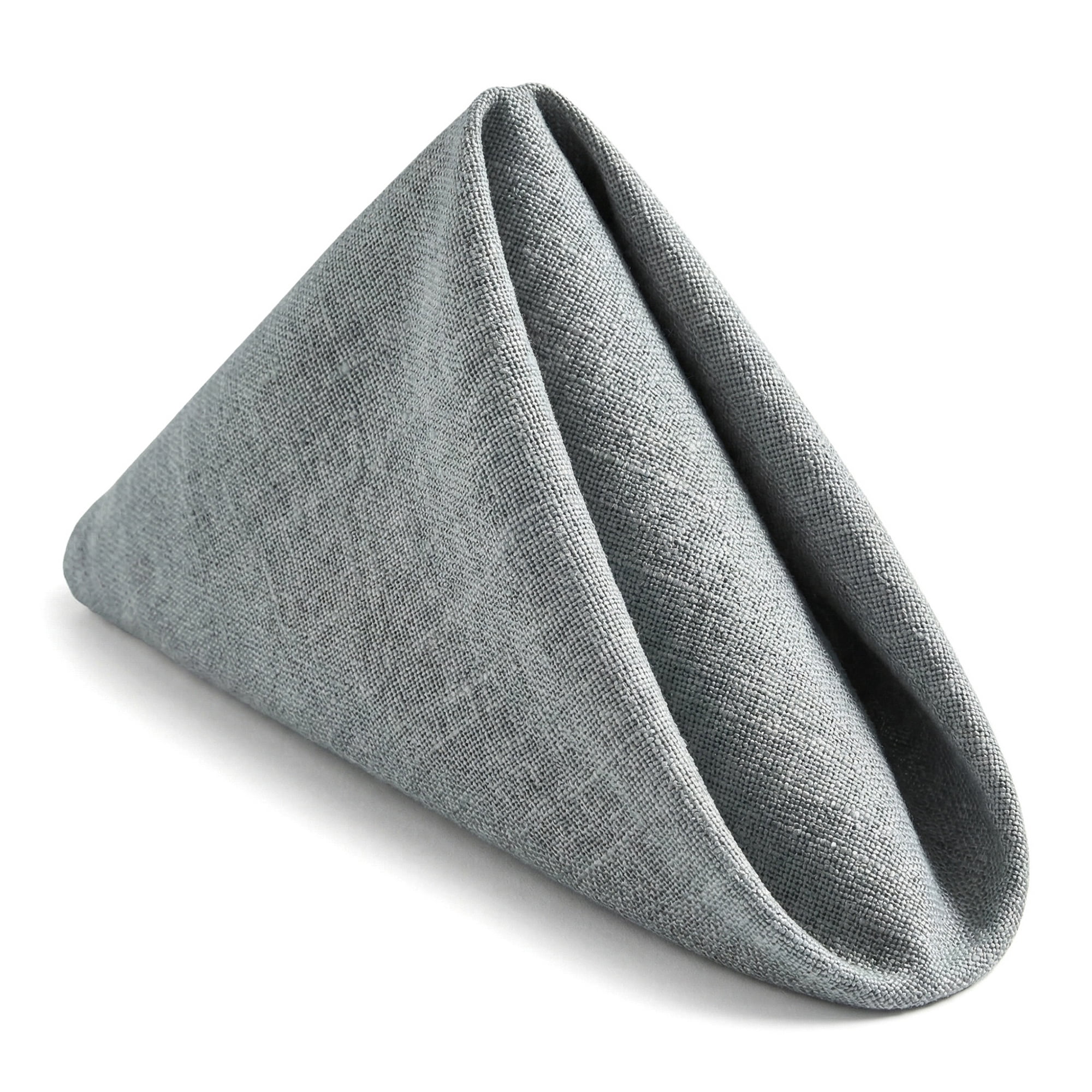 Unique Bargains 6Pcs Dinner Use Cotton Cloth Napkins Smoky Gray 20x20inch