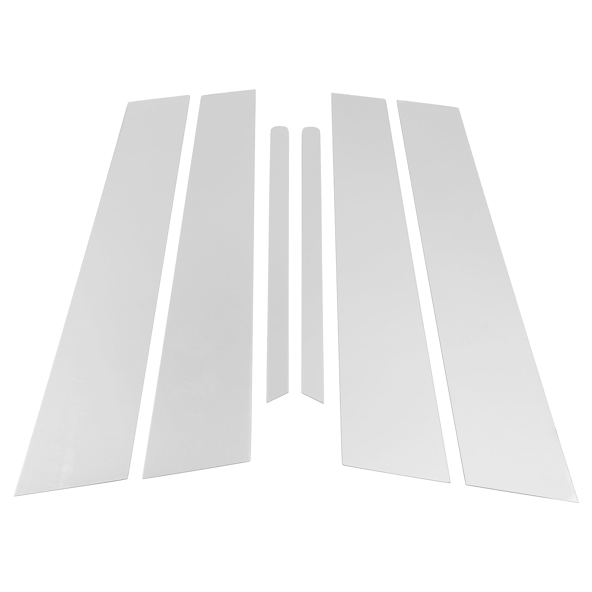 Unique Bargains 6Pcs Door Pillar Window Trim For Kia Optima 2011-2015 Silver