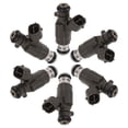 thumbnail image 1 of Unique Bargains 6 Pcs Fuel Injectors FBJC100 for Nissan, 1 of 8