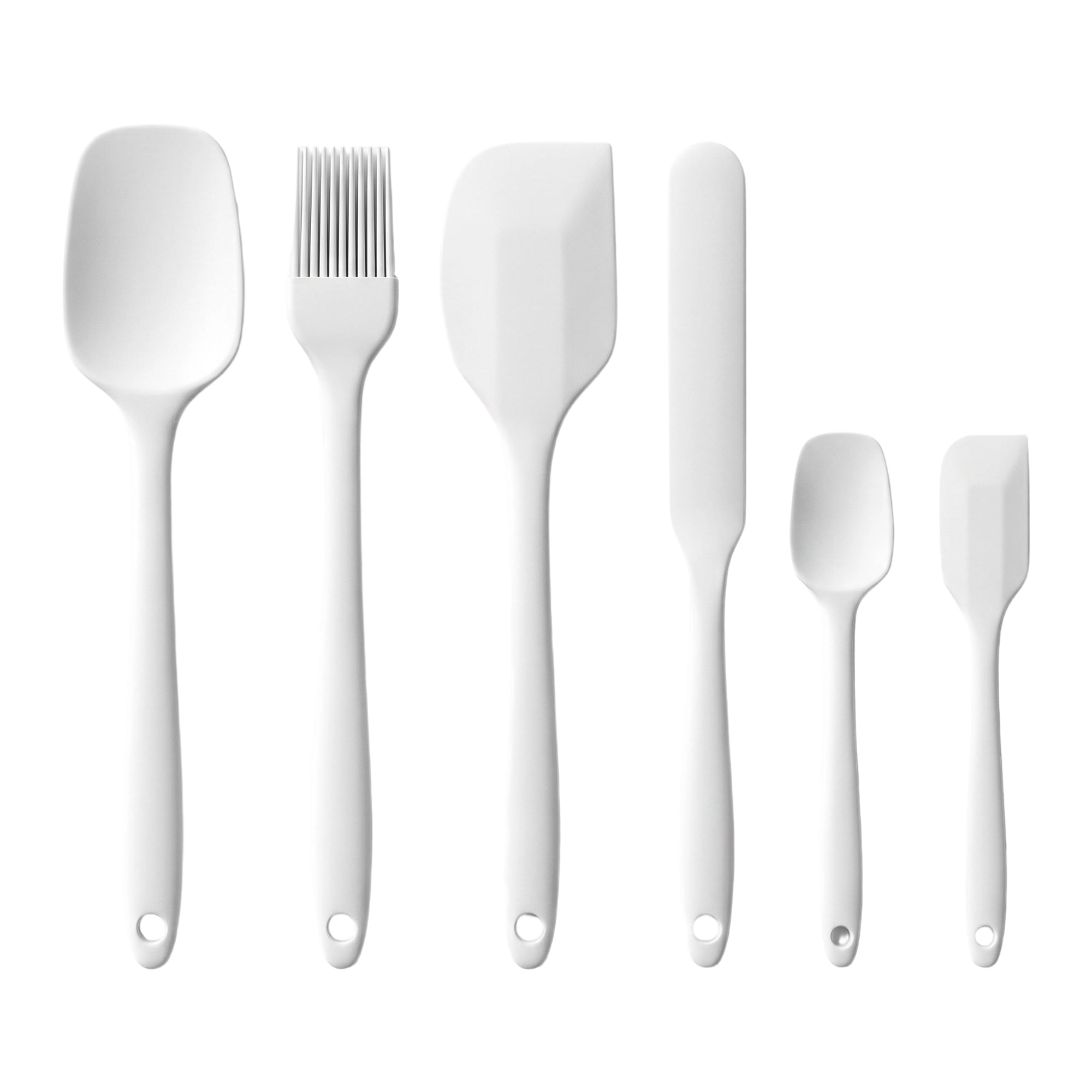 Unique Bargains 6Pcs Heat-Resistant Dishwasher Safe Kitchen Utensils Beige