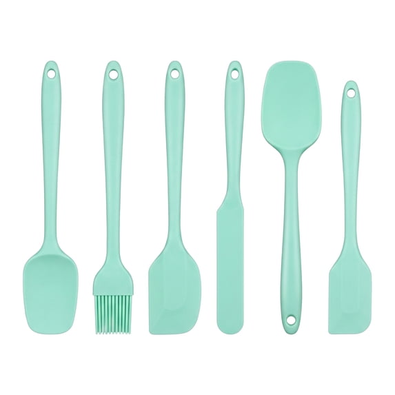 Unique Bargains 6Pcs Heat-Resistant Dishwasher Safe Kitchen Utensils Green