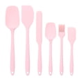 thumbnail image 1 of Unique Bargains 6Pcs Heat-Resistant Dishwasher Safe Kitchen Utensils Pink, 1 of 5