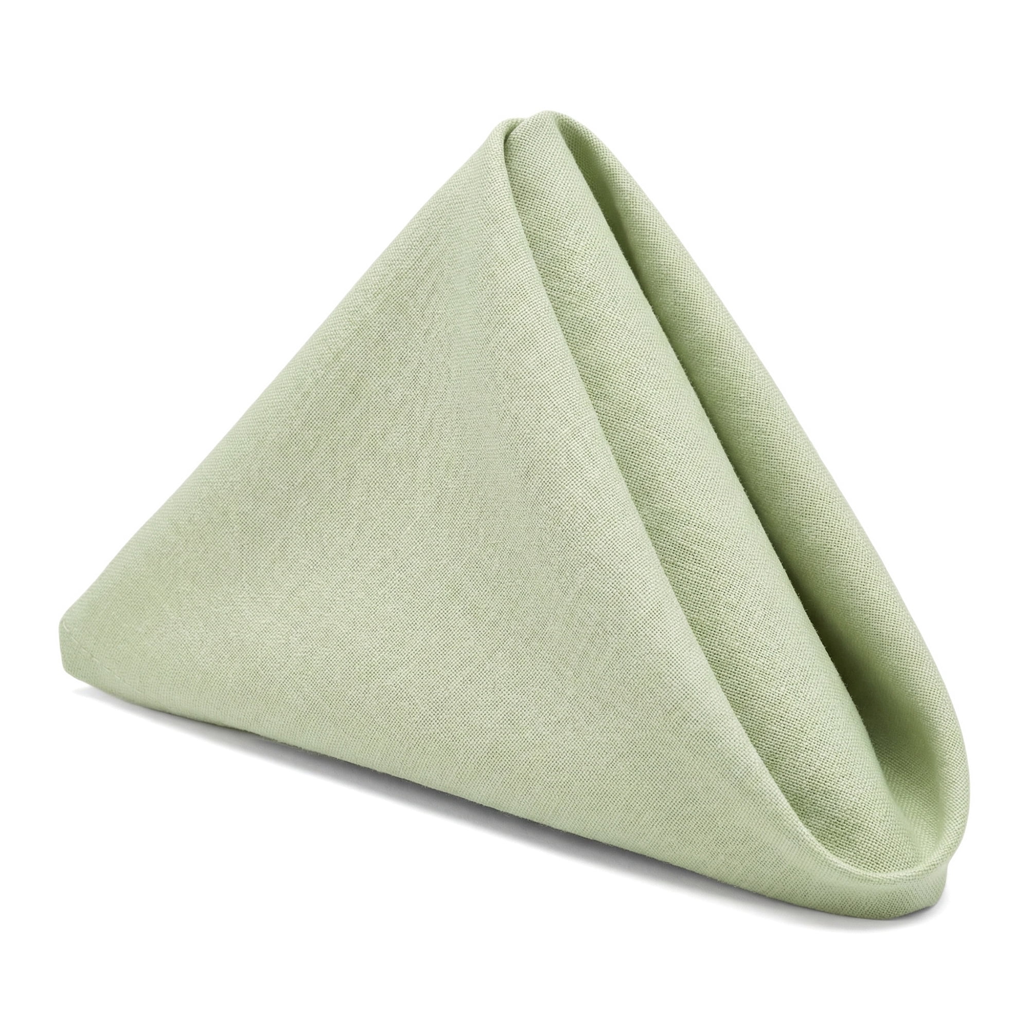 Unique Bargains 6Pcs Polyester Reusable Cloth Napkins Gray Green 16x16inch