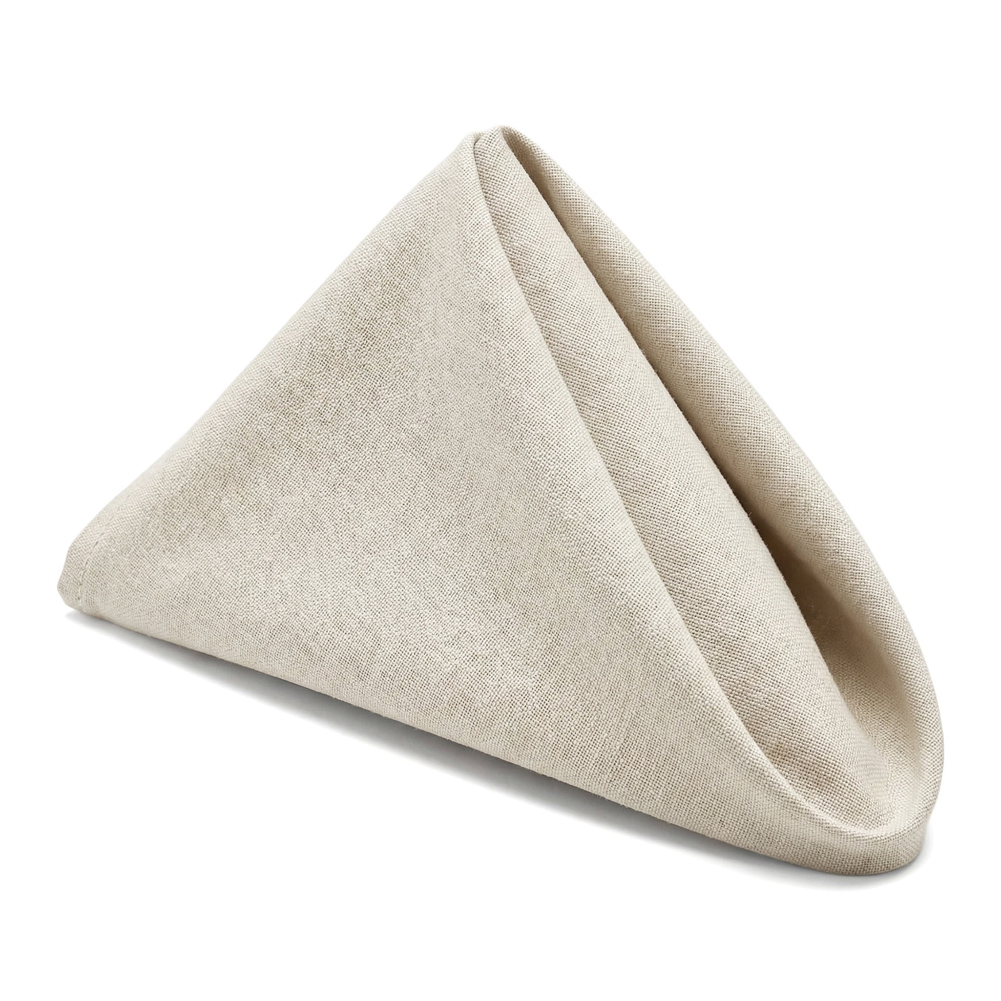 Unique Bargains 6Pcs Polyester Reusable Cloth Napkins Milk White 16x16inch