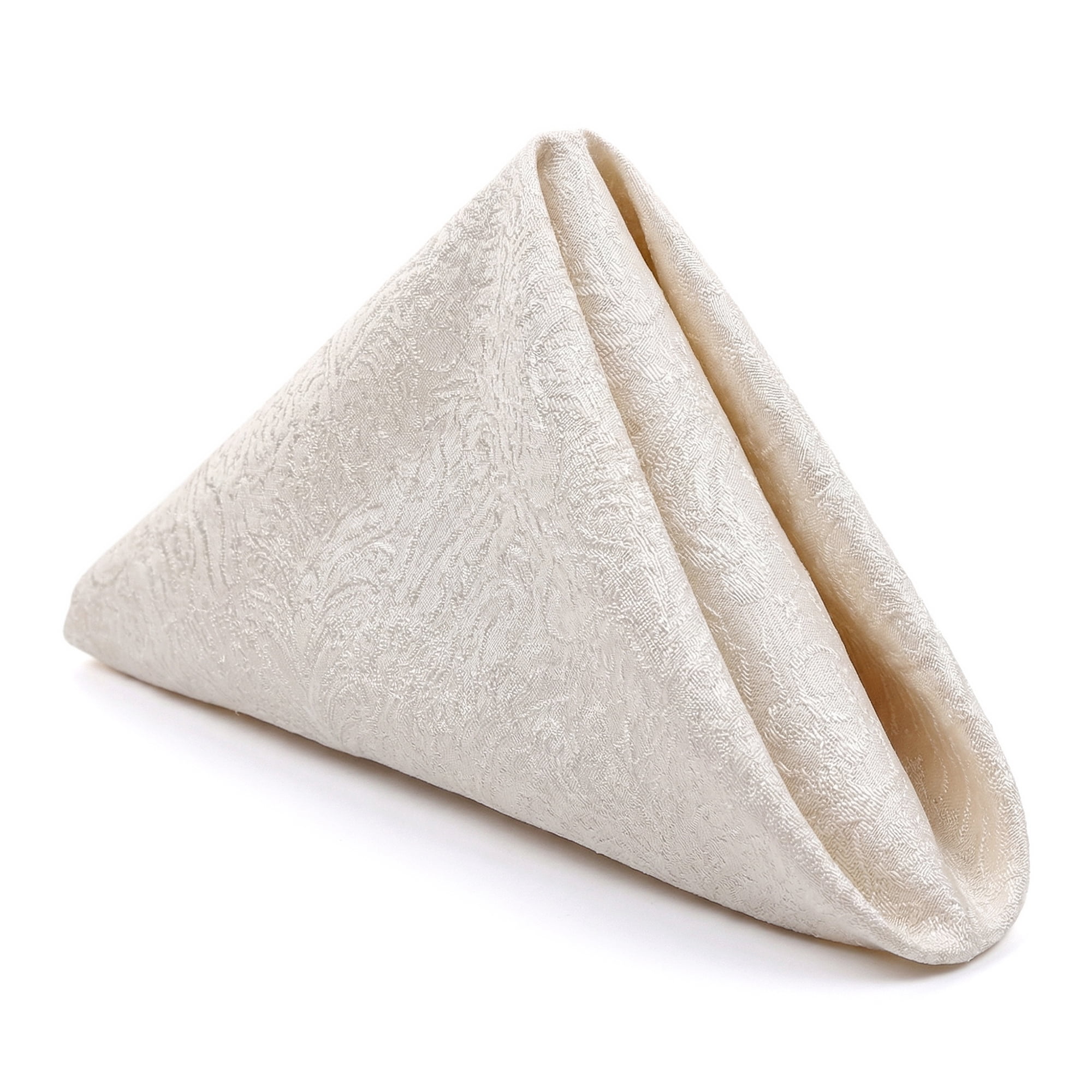 Unique Bargains 6Pcs Polyester Washable Cloth Napkins Beige 18x18inch