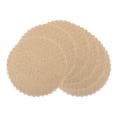 thumbnail image 1 of Unique Bargains 6Pcs Rustic Woven Dining Placemats Beige/Beige 15x15inch, 1 of 6