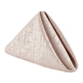 thumbnail image 1 of Unique Bargains 6Pcs Satin Washable Reusable Cloth Napkins Apricot 20x20inch, 1 of 6
