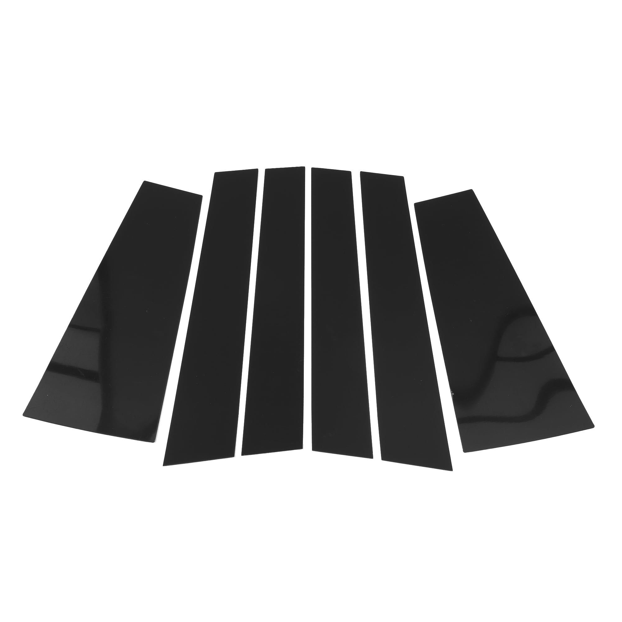 Unique Bargains 6Pcs Window Trim For Toyota Highlander 2015-2021 Black