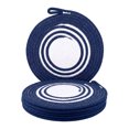 thumbnail image 1 of Unique Bargains 6Pcs Woven Dining Table Decor Round Placemats Dark Blue 11.8x11.8in, 1 of 5