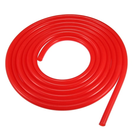Unique Bargains 6mm ID 5 Meter 16.40ft Car Silicone Vacuum Hose Pipe Water Air Dump Valve Turbo Boost Line Tube Red