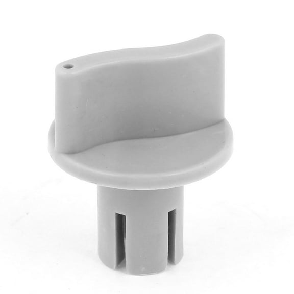 Unique Bargains 6mm Installing Pin Diameter Gray Plastic Control Knobs for Fan