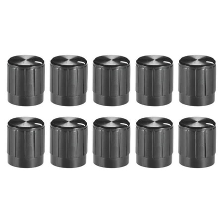 Unique Bargains 6mm Shaft Hole Knob for Speaker Effect Pedal Amplifier Potentiometer Knob 14.5x17mm 15 Pcs