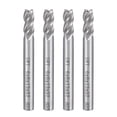 thumbnail image 1 of Unique Bargains 6mm Shank 4mm x 11mm Straight End Mill Cutter CNC Router Bits 4 Flute, 6mmx6mmx13mm 4, 1 of 4