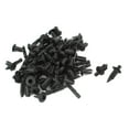 thumbnail image 1 of Unique Bargains 6mm x 12mm Black Plastic Rivets Car Door Trim Fastener Fender Push Clips 48 Pcs, 1 of 1