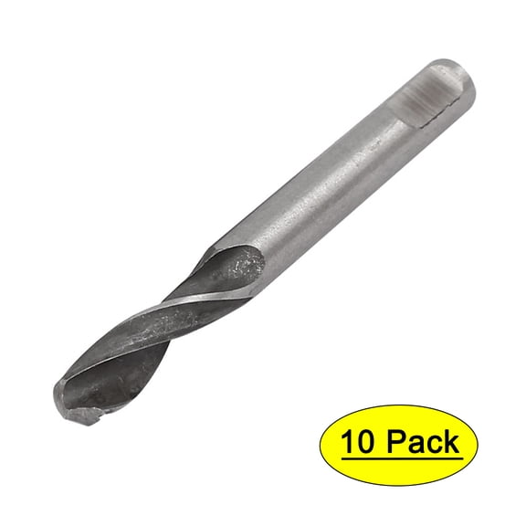 Unique Bargains 6mmx57mm M42 HSS 2-Flute Drilling Drill Bits 10Pcs for Hole Saw Arbor