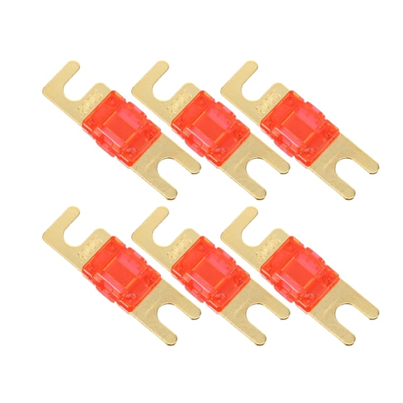 Unique Bargains 6pcs 200A AFS Mini ANL Fuse Replaces Electrical Protection for Auto Car Truck Motorcycle Boat Audio CDs