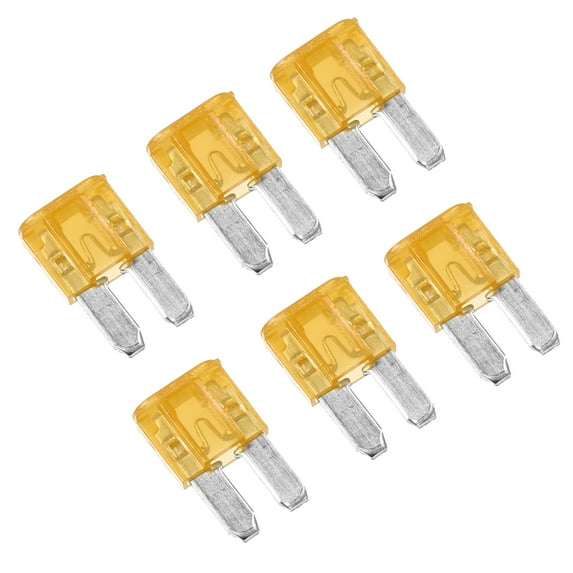 Unique Bargains 6pcs 5A 5Amp Car Mini Blade Fuses for Boat Truck RV Camper Motorcycle SUV Replacement Fuse Orange