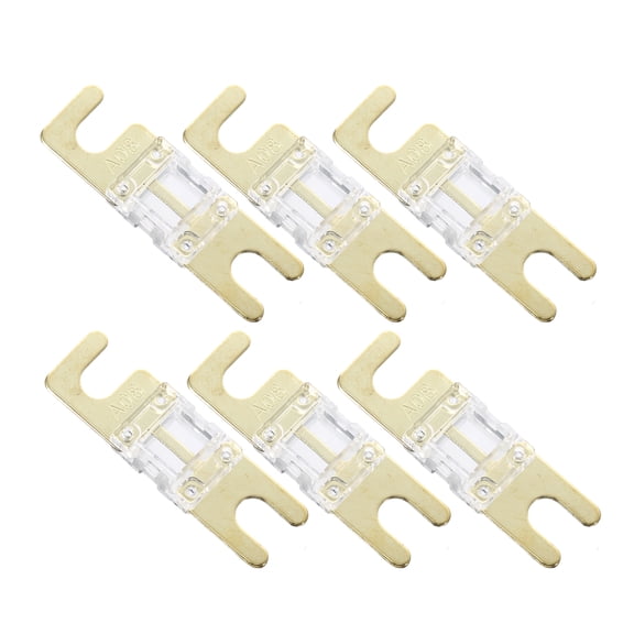 Unique Bargains 6pcs 80A AFS Mini ANL Fuse Replaces Electrical Protection for Auto Car Truck Motorcycle Boat Audio CDs