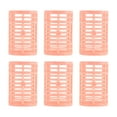 thumbnail image 1 of Unique Bargains 6pcs Convenient Heatless Voluminous Hair Rollers for Women 2.48"x1.57" Pink, 1 of 2