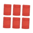 thumbnail image 1 of Unique Bargains 6pcs Convenient Heatless Voluminous Hair Rollers for Women 2.56"x1.73" Red, 1 of 2