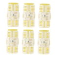 thumbnail image 1 of Unique Bargains 6pcs Convenient Heatless Voluminous Hair Rollers for Women 2.72"x1.38" Yellow, 1 of 2