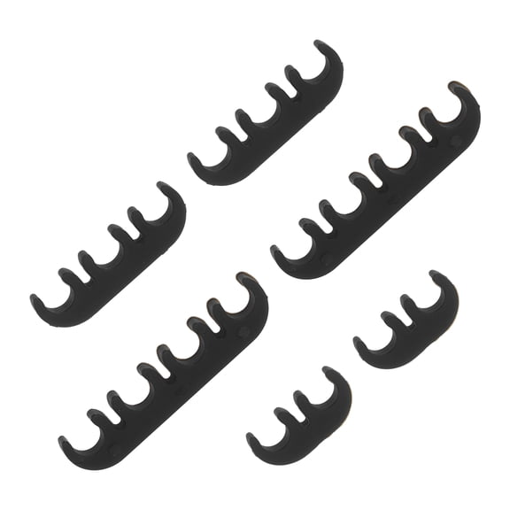 Unique Bargains 6pcs Engine Spark Plug Separators 7mm 8mm Ignition Wire Separators Holder for Chevrolet for Ford Black