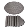 thumbnail image 1 of Unique Bargains 6pcs Faux Leather Table Mats Bronze 16.9"x11.8", 1 of 6