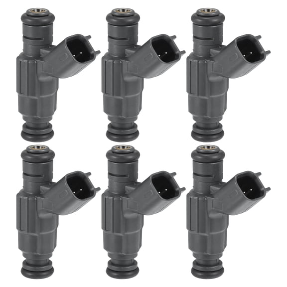 Unique Bargains 6pcs Flow Matched Fuel Injector Replacement 4 Holes Disc for Lincoln LS 4door Sedan 3.0L 2000-2003