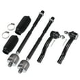 thumbnail image 1 of Unique Bargains 6pcs Front Inner Outer Tie Rod Ends Kit Suspension Steering Tie Rod End for Toyota Corolla Drag Link Black, 1 of 7