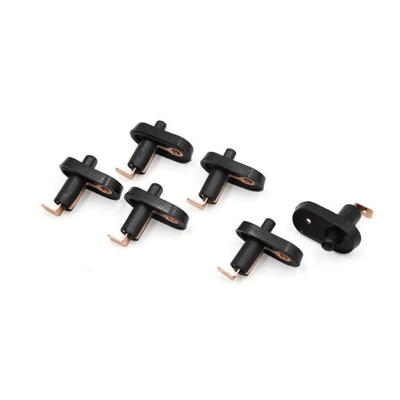 Unique Bargains 6pcs Universal Car Interior Door Jamb Courtesy Light Lamp Switch Button Black
