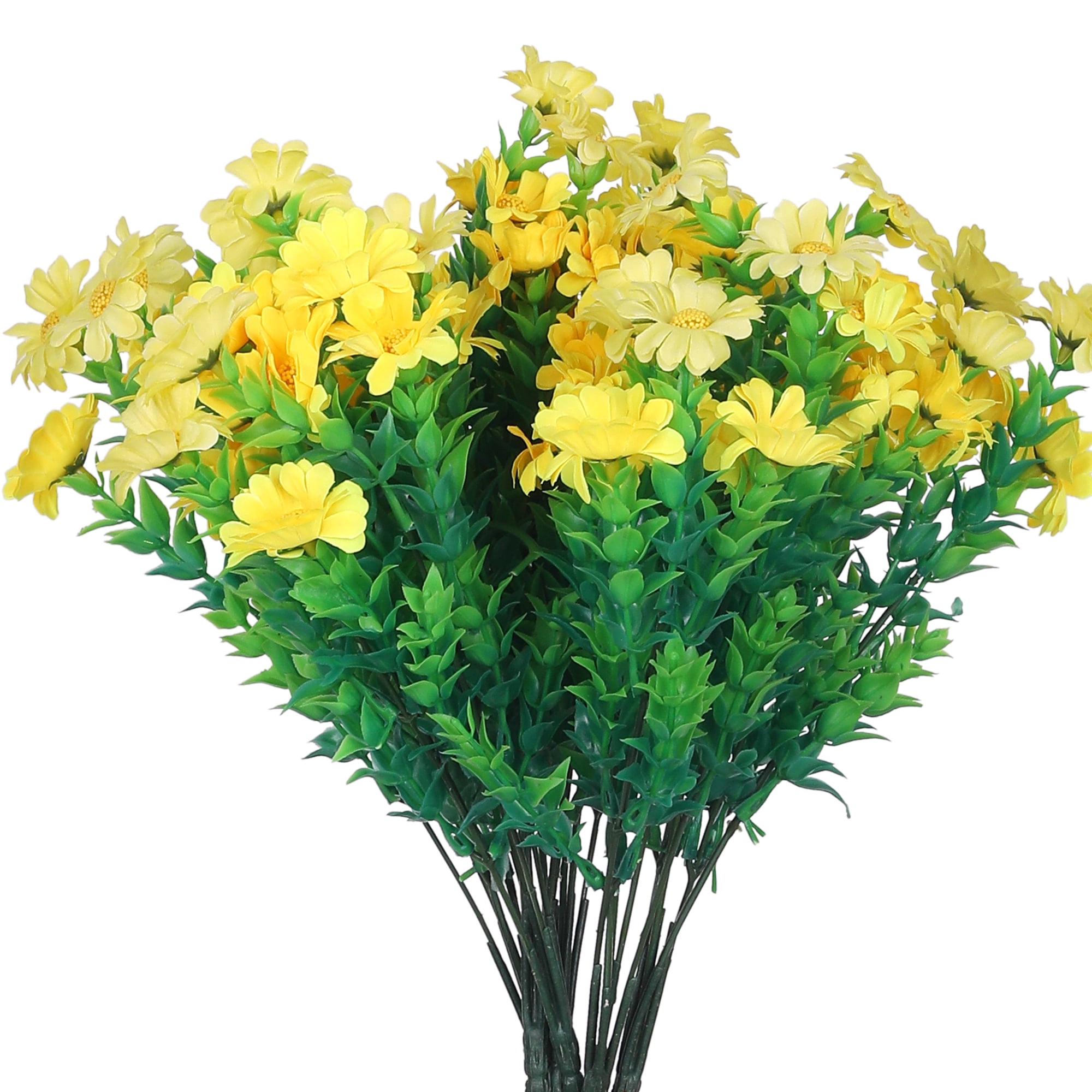 Unique Stems Unique Bargains 6pk Artificial Daisies Flowers Stems Fake Floral ...