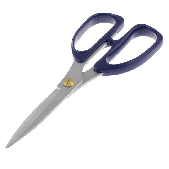Unique Bargains 7.5" Length Sewing Craft Paper Cutting Scissors Hand Tool Blue