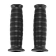 thumbnail image 1 of Unique Bargains 7/8" 22mm 15/16" 24mm Universal Motorcycle Hand Grip Cover Non Slip Rubber Handlebar End Grips for Motorcycle Scooter Bicycle ATV 1 Pair Black, 1 of 7