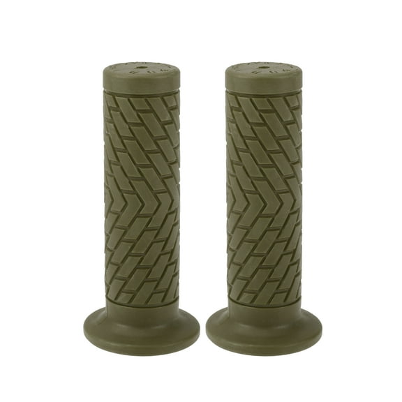 Unique Bargains 7/8" 22mm 15/16" 24mm Universal Motorcycle Hand Grips Cover Non Slip TPU Handlebar End Grips for Motorcycle Scooter Bicycle ATV Green 1 Pair