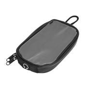 Unique Bargains 7" Magnetic Tank Bag Faux Leather Waterproof Motorbike GPS Saddlebag