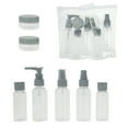 thumbnail image 1 of Unique Bargains 7 Pcs Travel Size Toiletries Bottles Containers Leakproof Squeezable Refillable Travel Container Set Gray, 1 of 5