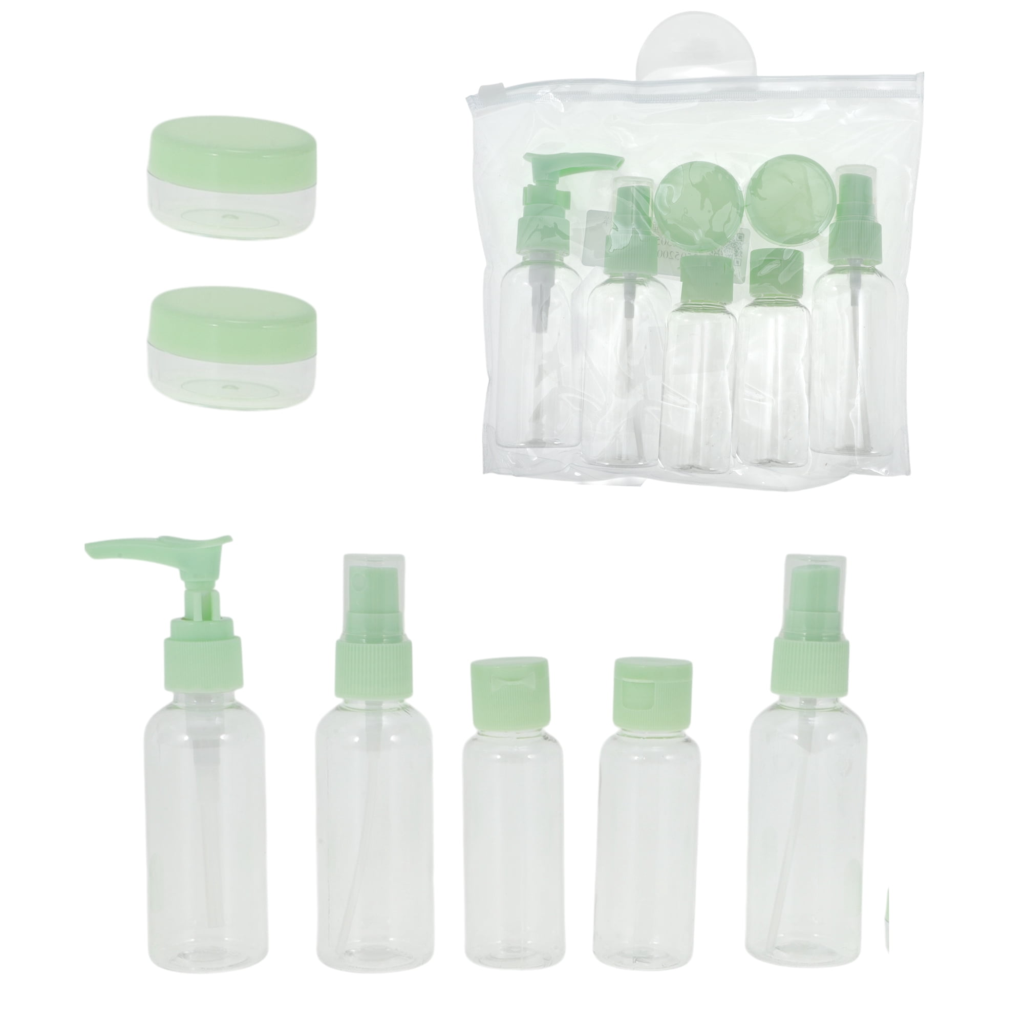 Refillable Toiletry Containers Unique Bargains 7 Pcs Travel Size Toiletries Bottles Containers ...