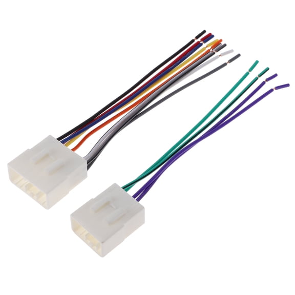 Unique Bargains 70-7901 Car Stereo CD Player Wiring Harness Set Wire Radio Adapter for Mazda 323 1990-1994 1 Set